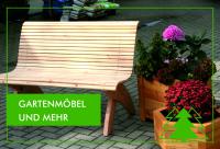Gartenbank Blumenkübel Holzprodukte Lückenmühle